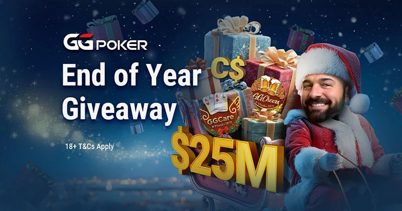 GGPoker End Of Year Giveaway