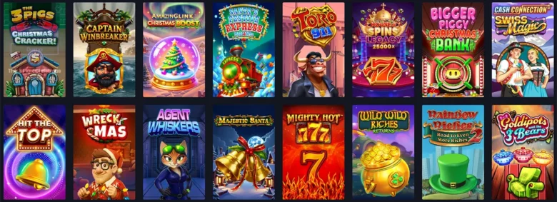 Winissimo Casino slots section