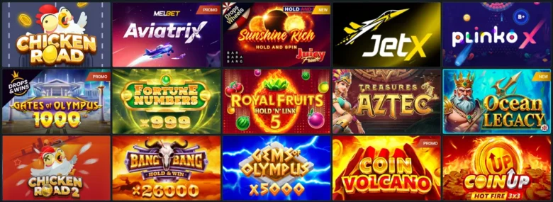Melbet Casino Games