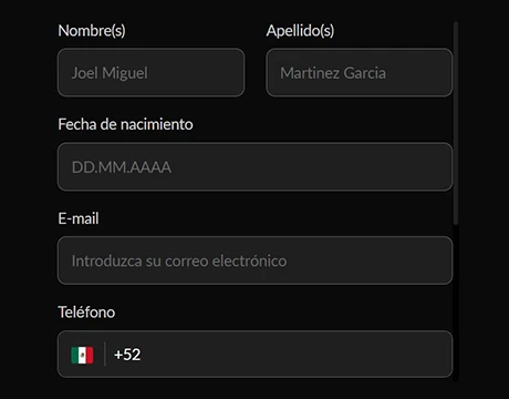 Fill in Your Details.