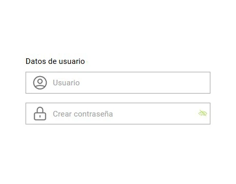 Create a Username and Password:
