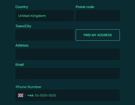 Provide Contact Information.