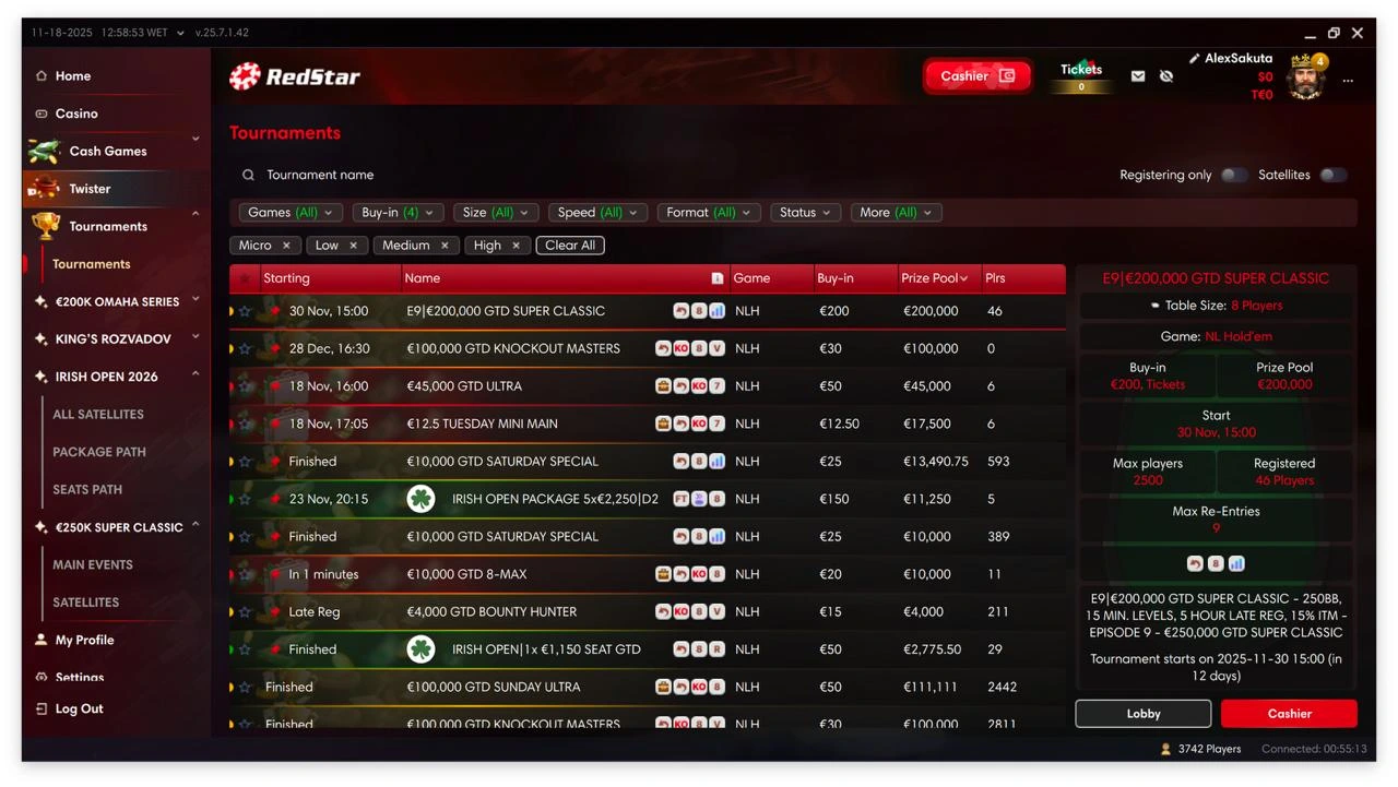 Back and Forth Design Change on RedStar Poker