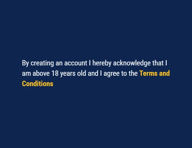 Agree to the Terms and Conditions: