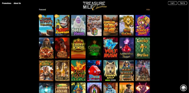 Treasure Mile Casino games