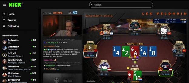 Lex is Back Playing Poker but Not Just on Twitch