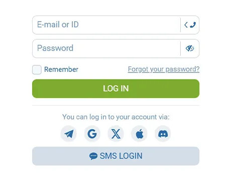 Log In to Your 1xBet Account.