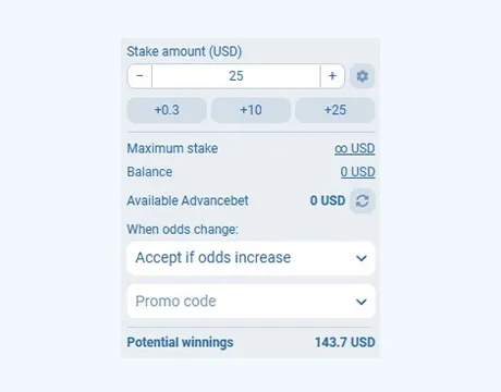 Enter Your Stake Amount.