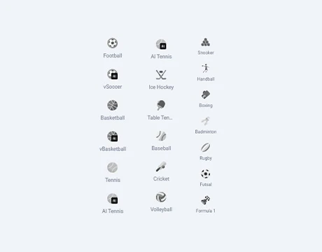 Choose a sports category: