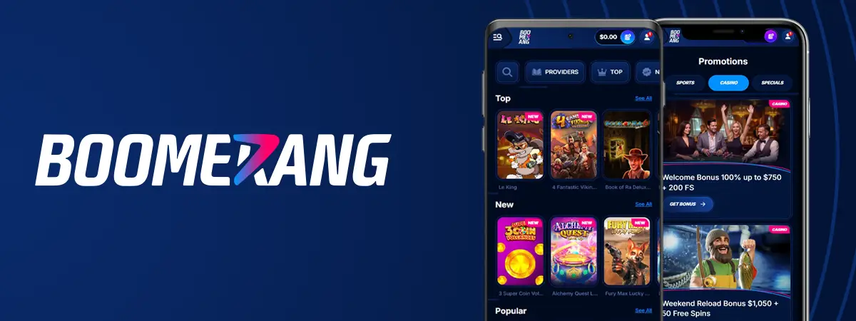 Boomerang Bet Casino Mobile Apps