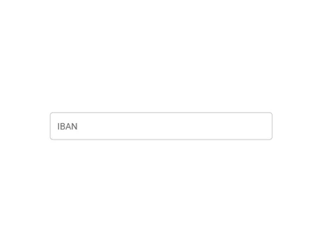 Provide Your IBAN: