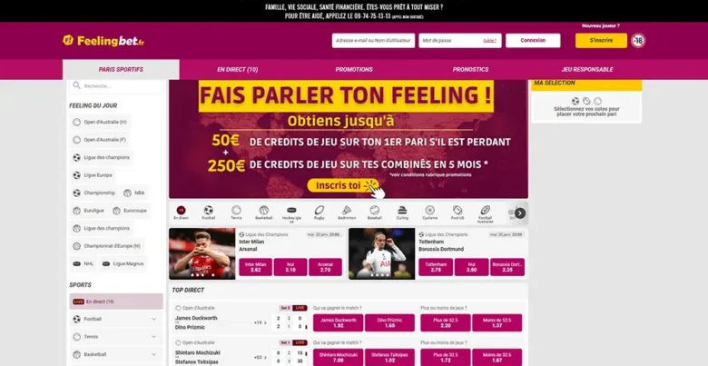 Feelingbet Home Page