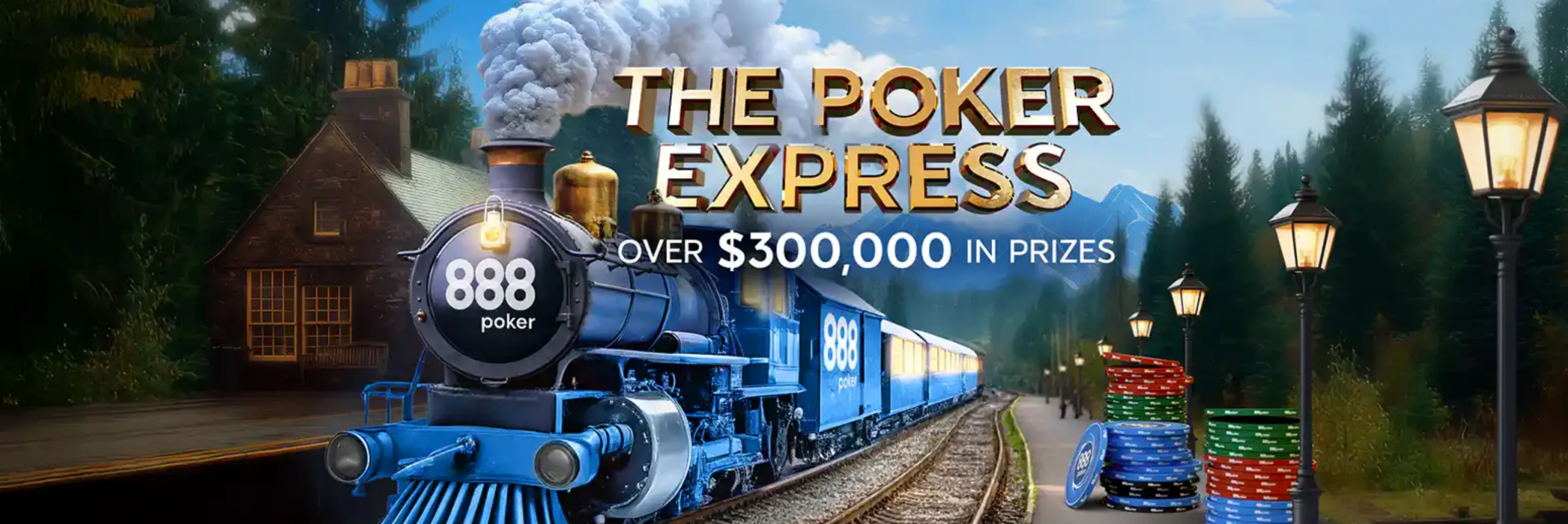 888poker Invites Players to The Poker Express