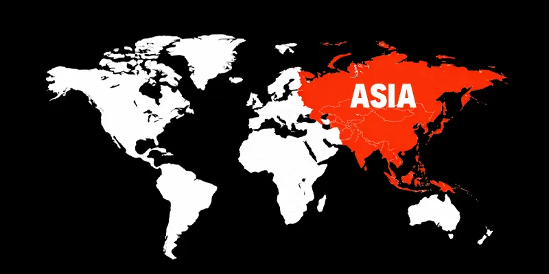 Asia on the Map