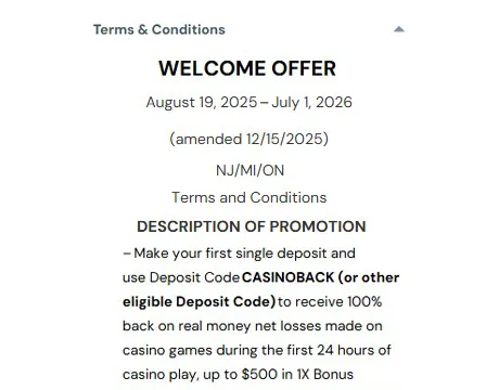 Fulfill Wagering Requirements.