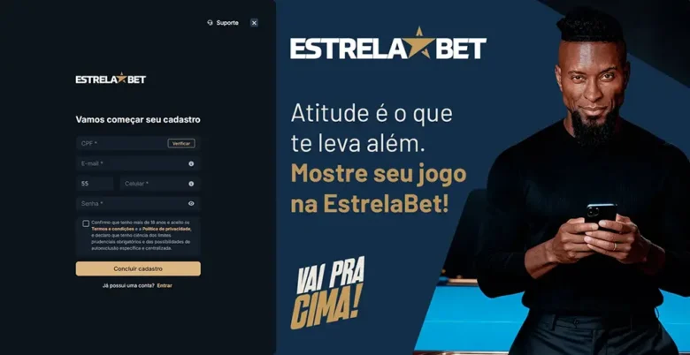 EstrelaBet Registration Page