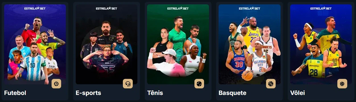 EstrelaBet Types of Sports