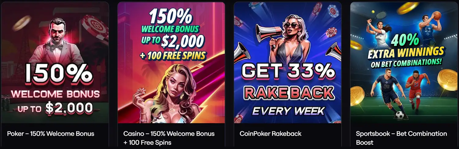 CoinPoker Bonuses