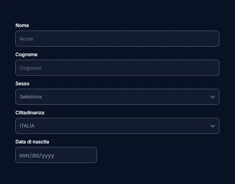 Enter Your Personal Information:
