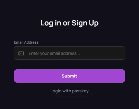 Enter Your Email Address.