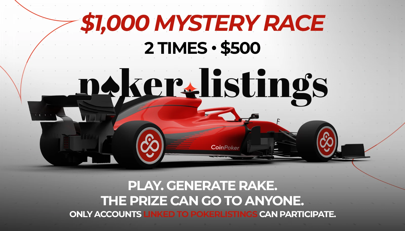 CoinPoker $1,000 Mystery Race: Interim Rankings