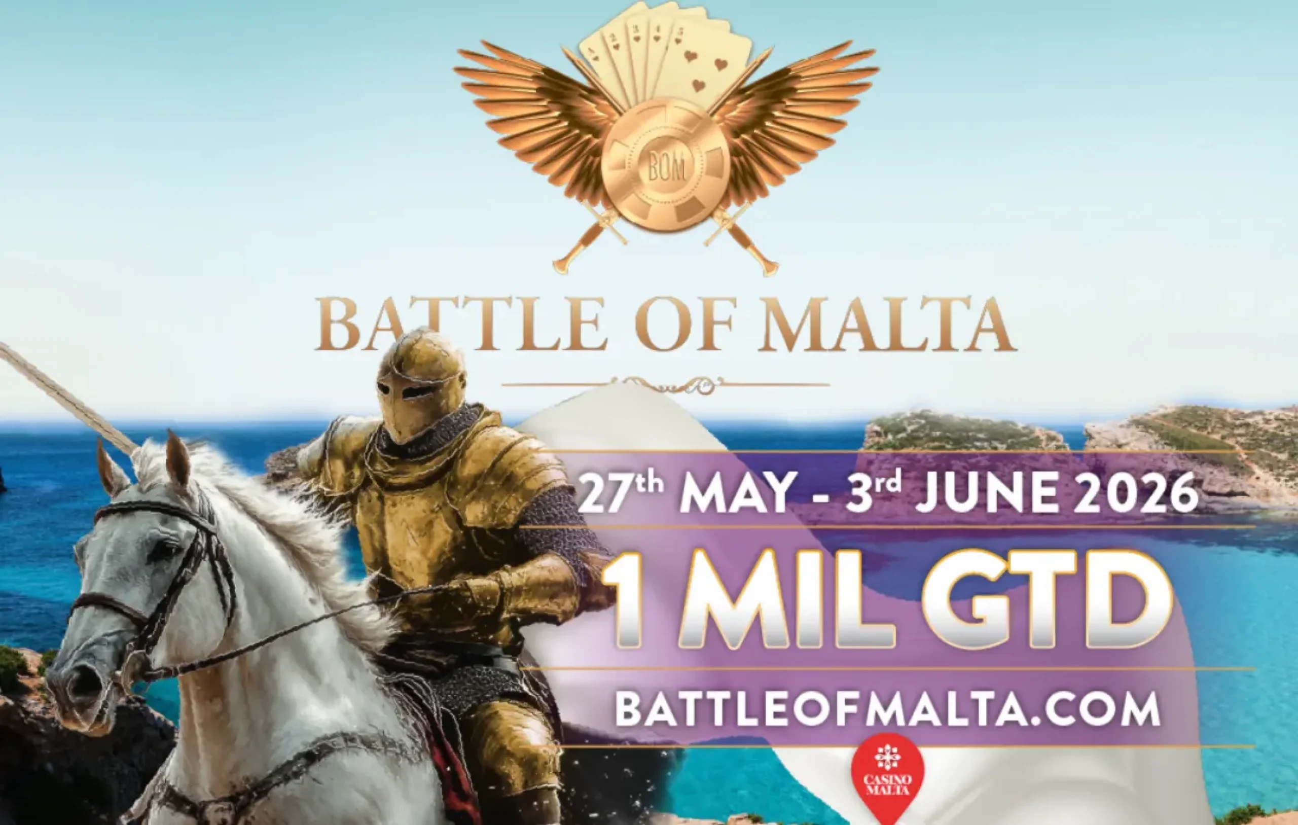 Win a Package to Battle of Malta 2026 via RedStar Poker Qualifiers!