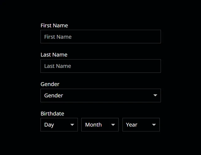 Step 3: Enter Personal Information