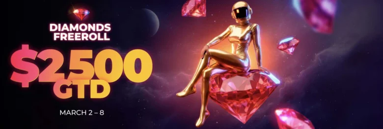 PokerPlanets: $2,500 Diamonds Freeroll