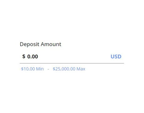 Enter Deposit Amount: