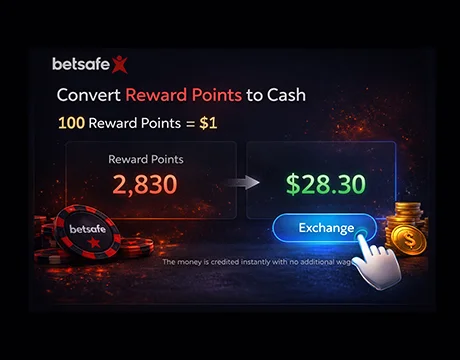 Convert Reward Points to cash.