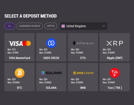 Complete your first deposit