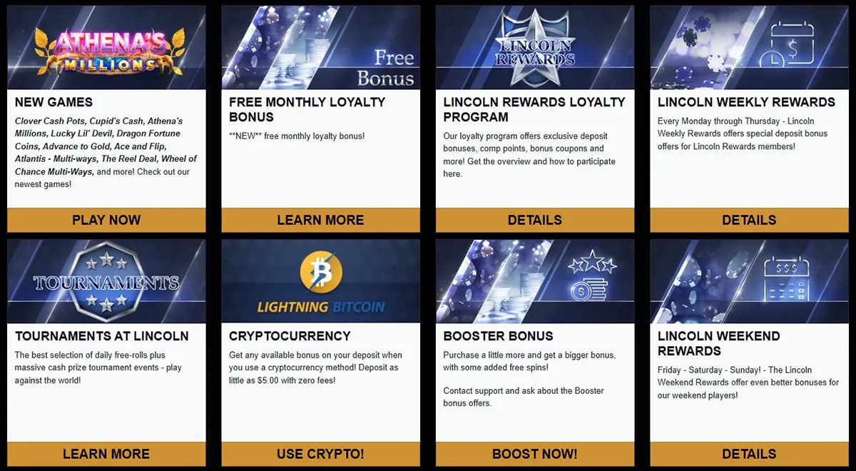 Lincoln Casino Promotions