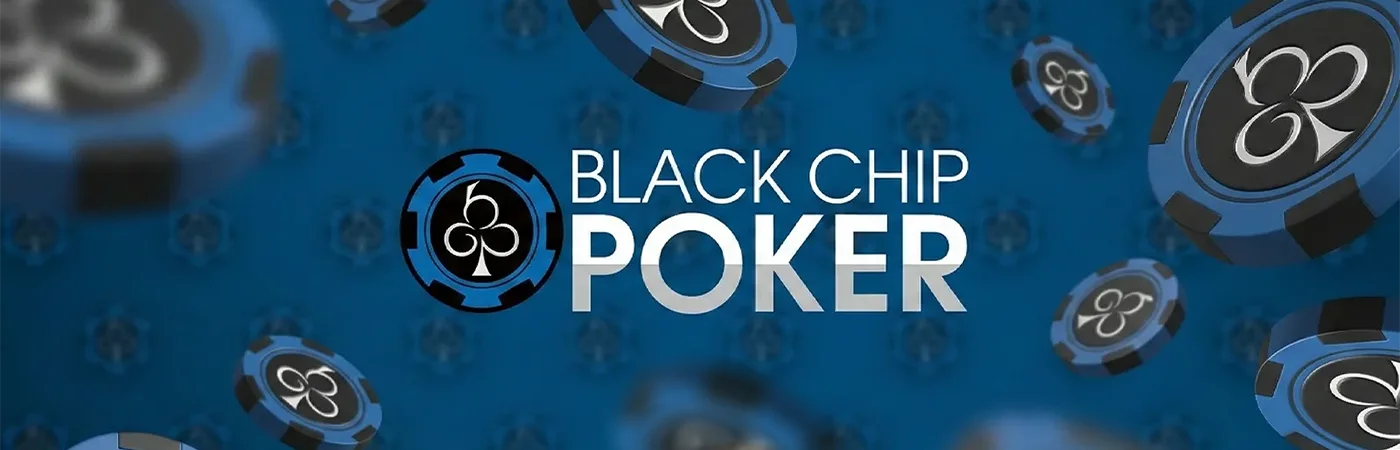 Black Chip Poker Banner