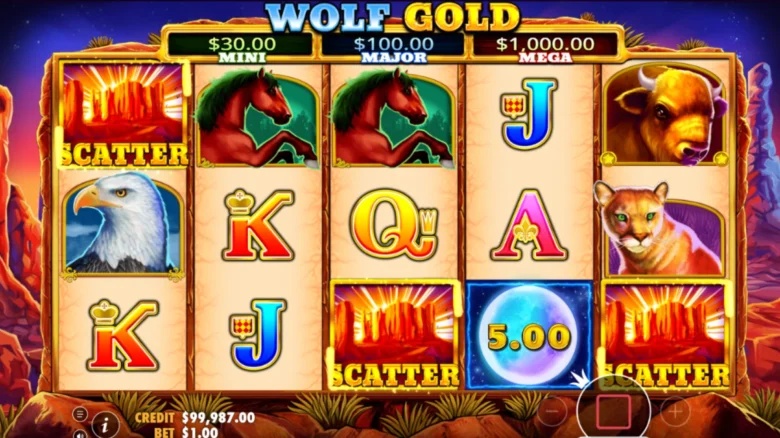 Wolf Gold Scatter