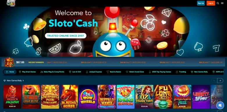 Sloto Cash Casino Games