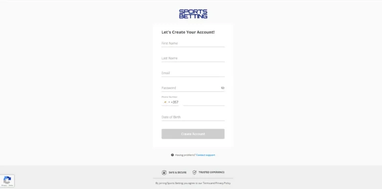 SportsBetting Poker sign up