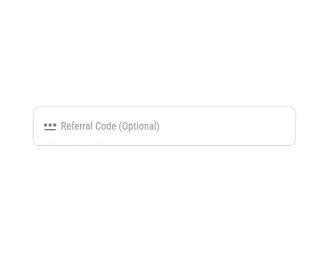 Add Referral Code: