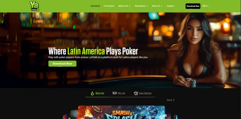 Ya Poker main webpage