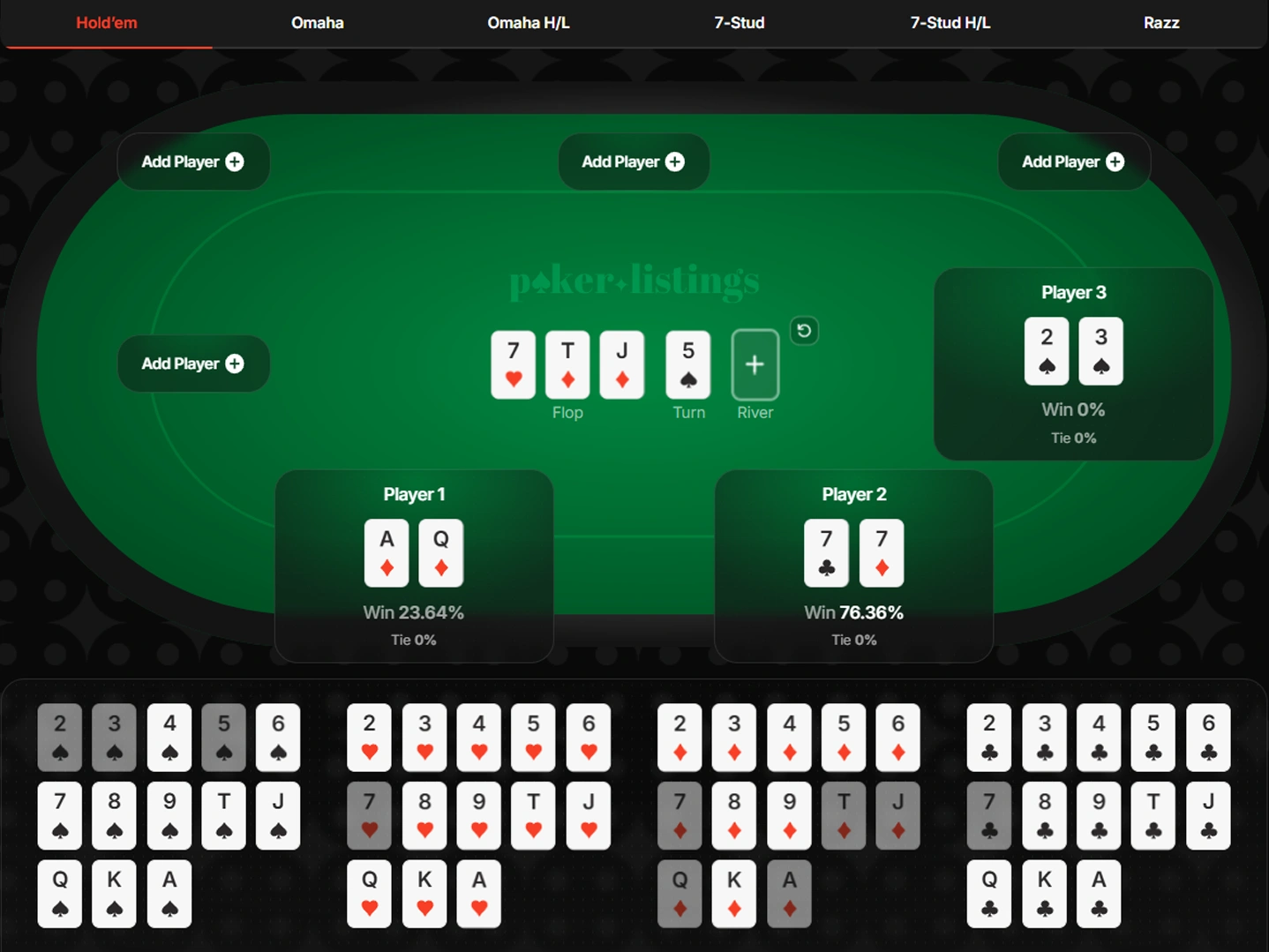 Poker Odds Calculator