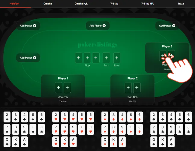 Specify the number of players: