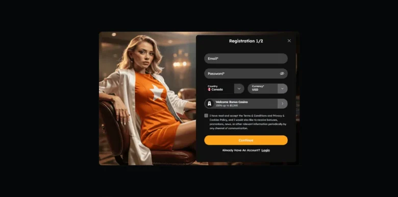 VegasNova Casino sign up