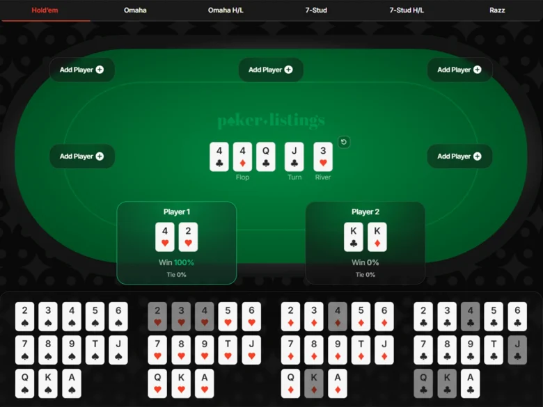 Which Hand Wins Calculator