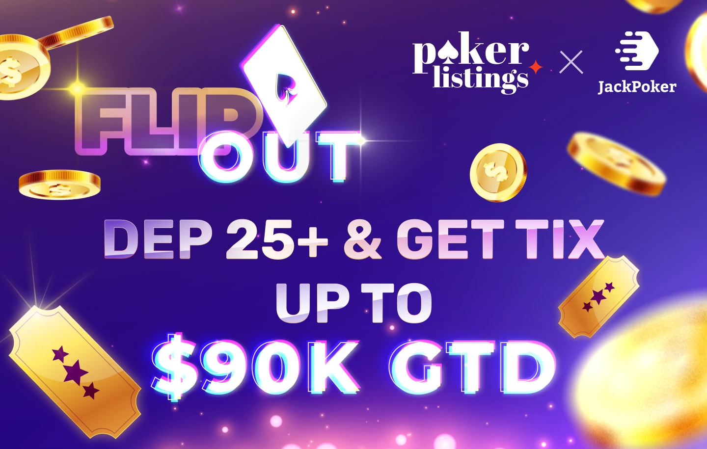 JackPoker x PokerListings Flip Out
