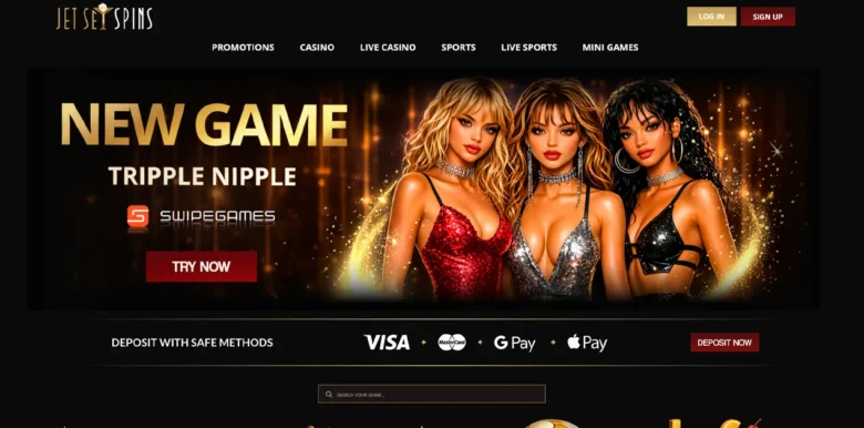 JetSetSpins main webpage