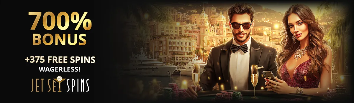 JetSetSpins Casino Welcome Bonus