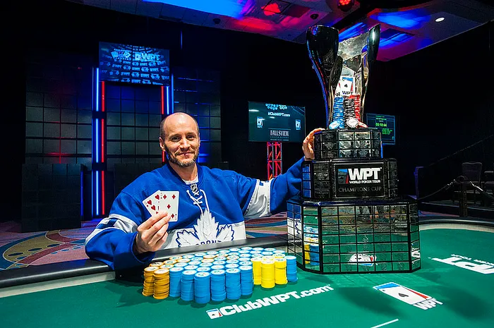 Mike Leah at the WPT Falls View Poker Classic 2018