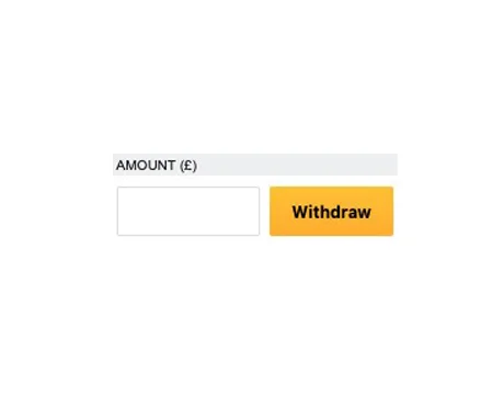Enter your withdrawal amount