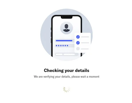 Complete account verification if prompted