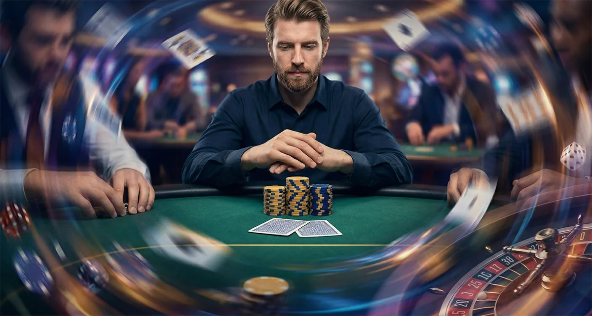 A Disciplined Player at the Poker Table