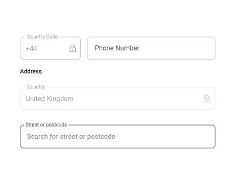 Enter Contact Details: